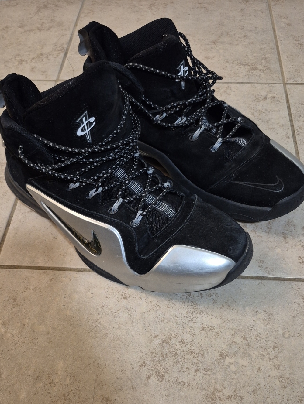 Nike Men’s Zoom Penny 6 Premium Black Metallic US Size 9